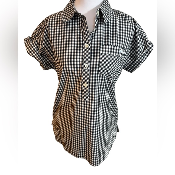 Vineyard Vines Tops - Vineyard Vines Gingham Button-Down Top • Size 4